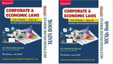 Commercial's Corporate and Economic Laws (SPOM) -SET A (MCQ + Main) Set of 2 Books for CA Final by CA Abhishek Bansal